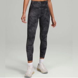 Lululemon Wunder Under High Rise Leggings 25” | Diamond Dye Smoke Grey